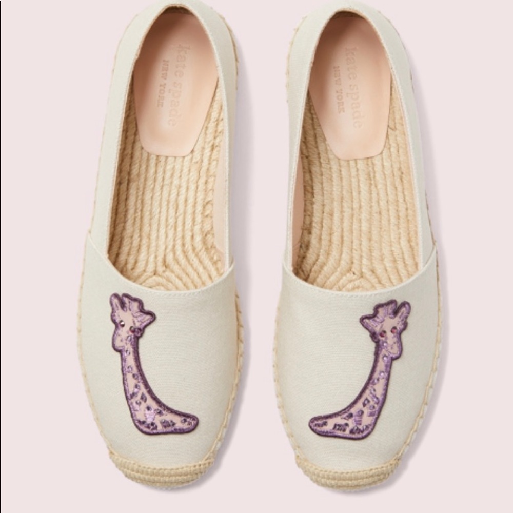Kate Spade Giraffe Espadrilles
